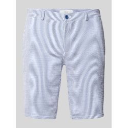 Slim Fit Bermudas mit Streifenmuster Modell 'SILVIO'