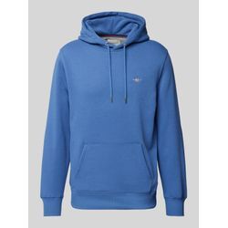 Hoodie mit Label-Stitching Modell 'SHIELD'