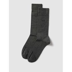 Socken mit Label-Print im 2er-Pack