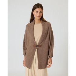 Cardigan mit Kaschmir & Schnalle