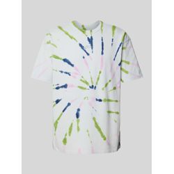 T-Shirt mit Label-Stitching Modell 'Premium B'