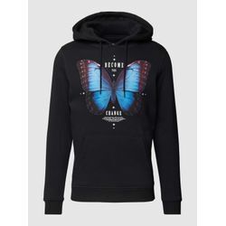 Hoodie mit Motiv-Print Modell 'Become the Change'