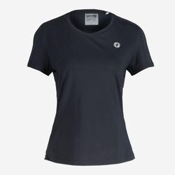 Schwarzes Sport-T-Shirt