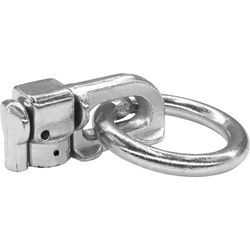 Airline-Endbeschlag-Ring 1350, Stahl, VE 10 Stk, silber