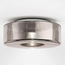 serien.lighting Curling M Decke 2.700K Glas silber