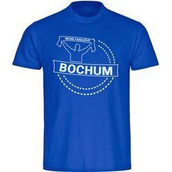 multifanshop Herren T-Shirt - Bochum - Meine Fankurve - Druck weiß - Männer