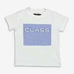 Weißes T-Shirt mit Logo