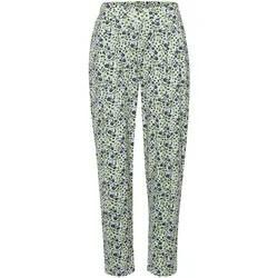 Knöchellange Bundfalten-Hose Karla Green Cotton weiss, 38