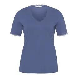 V-Shirt 1/2-Arm Emilia Lay blau, 46