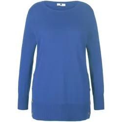 Rundhals-Pullover Anna Aura blau, 40