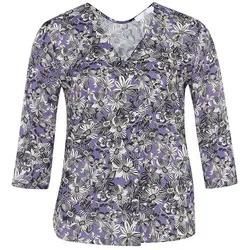 Bluse V-Ausschnitt Emilia Lay lila, 40