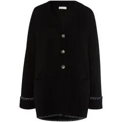 Long-Strickjacke include schwarz, 40