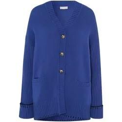 Long-Strickjacke include blau, 40