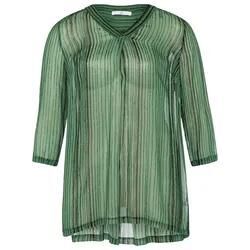 Long-Bluse V-Ausschnitt Emilia Lay grün, 48