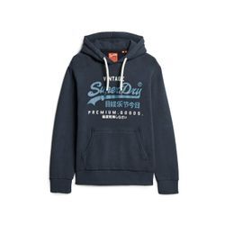 Superdry Sweatshirt Herren Baumwolle, blau