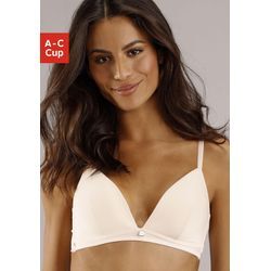 Bralette-BH S.OLIVER "Zoè" Gr. 70, Cup B, rosa (rose) Damen BHs ohne Bügel in angesagter Triangel-Form