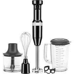 KITCHENAID Stabmixer "5KHBV83EOB ONYX BLACK", Mixer, schwarz (onyx schwarz)B:9,05cm H:41,4cm T:6,35cm