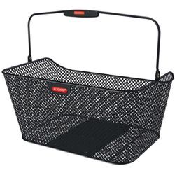 Fahrradkorb KLICKFIX "Hinterradkorb City Racktime" Taschen Gr. B/H/T: 40 cm x 20 cm x 20 cm, schwarz