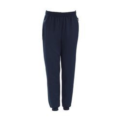 Sweathose TRIGEMA "TRIGEMA Jogginghose" Gr. L, US-Größen, blau (navy), Herren, 70% Baumwolle, 30% Polyester, Hosen