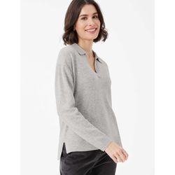 Strickpullover BRAX "Style LILIAN" Gr. 36, grau Damen Pullover