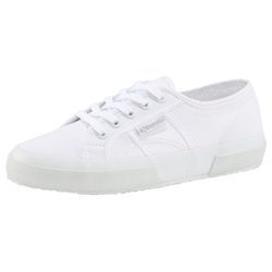 Sneaker SUPERGA "Cotu Classic" Gr. 37,5, weiß (reinweiß) Schuhe mit klassischem Canvas-Obermaterial