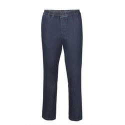 Stoffhose BRÜHL "Gustav", Herren, Gr. 24, EURO-Größen, grau, 74% Baumwolle, 24% Polyester, 2% Elasthan, unifarben, casual, lang, Hosen, in Stretch-Denim