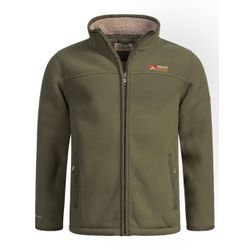 Fleecejacke ARCTIC SEVEN "ASZeroo", Herren, Gr. XXL, grün (olive), Obermaterial: 100% Polyester; Innenmaterial: 100% Polyester, Jacken, mit hoch schließendem Stehkragen