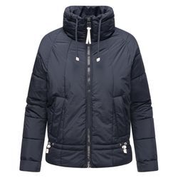 Steppjacke NAVAHOO "Luftzauber 14" Gr. L (40), blau (navy) Damen Jacken Nachhaltige gesteppte Übergangsjacke