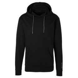 Hoodie BENCH. LOUNGEWEAR Gr. 44/46 (S), schwarz Herren Sweatshirts Langarm, Sweatshirt mit Rundhals und Kapuze, Baumwollmischung