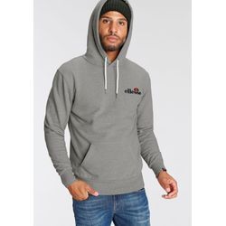 Kapuzensweatshirt ELLESSE "Primero OH Hoody" Gr. S, grau (grau, meliert) Herren Sweatshirts