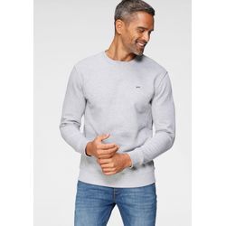 Sweatshirt LEE Gr. XXL, grau (grau, meliert) Herren Sweatshirts