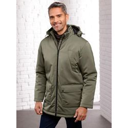 Outdoorjacke CLASSIC Gr. 48, grün (khaki), Herren, 100% Polyester, Wattierung:100% Polyester, unifarben, Jacken