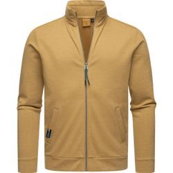 Kapuzensweatjacke RAGWEAR "Miet", Herren, Gr. XXL (56), braun, Sweatware, Obermaterial: 55% Baumwolle, 45% Polyester, Basic, gerade hüftbedeckend, hoch geschlossener Ausschnitt, Langarm Ärmel ohne Ärmelschlitz Rippbündchen, Sweatjacken, coole Herren Basic Sweatjacke