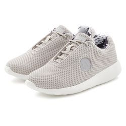 Sneaker LASCANA ACTIVE, Damen, Gr. 35, grau (hellgrau), Obermaterial: 100% Textilmaterial. Futter: 100% Textilmaterial. Decksohle: 100% Textilmaterial. Laufsohle: 100% Synthetik, unifarben, sportlich, Schuhe, mit Wohlfühlinnensohle, Schnürhalbschuh, Freizeitschuh VEGAN