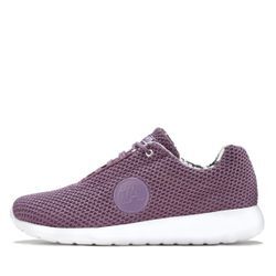 Sneaker LASCANA ACTIVE, Damen, Gr. 35, lila (dunkellila), Obermaterial: 100% Textilmaterial. Futter: 100% Textilmaterial. Decksohle: 100% Textilmaterial. Laufsohle: 100% Synthetik, unifarben, sportlich, Schuhe, mit Wohlfühlinnensohle, Schnürhalbschuh, Freizeitschuh VEGAN