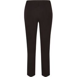 Schlupfhose KJBRAND "Schlupfhose Susie in Bi-Stretch, Kammgarnoptik" Gr. 52, N-Gr, schwarz, Damen, Web, Obermaterial: 63% Polyester, 35% Viskose, 2% Elasthan, Hosen, ideal für kräftige Oberschenkel