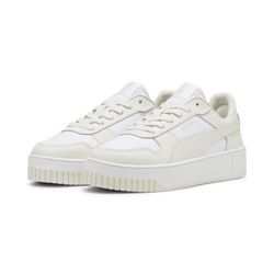 Sneaker PUMA "Carina Street Sneakers Damen" Gr. 35.5, weiß (white vapor gray) Schuhe