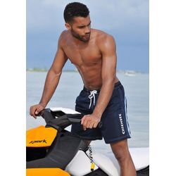 Badeshorts CHIEMSEE Gr. M (50), N-Gr, blau (marine) Herren Badehosen sportliche Bade-Shorts, elastischer Bund, mit Außenkordel