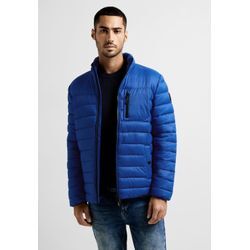 Steppjacke STREET ONE MEN Gr. L (52), blau (royal blau) Herren Jacken mit Brusttasche