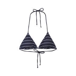 TOM TAILOR Damen Gestreiftes Bikini-Top, blau, Gestreift, Gr. 40