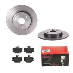 BREMBO Bremsensatz-Vorderachse COATED DISC LINE / STANDARD Bremsensatz, Scheibenbremse vorne rechts links voll 280mm für MERCEDES-BENZ CHRYSLER SMART