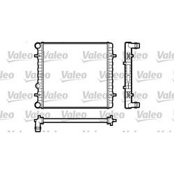 VALEO Kühler, Motorkühlung für SKODA VW SEAT (FAW) AUDI 1J0121253AF L1J0121253AD 1J0121253P 731606