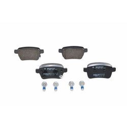 BOSCH Bremsbelagsatz, Scheibenbremse hinten rechts links mit Zubehör für CADILLAC HOLDEN VAUXHALL SAAB GMC CHEVROLET OPEL 95517078 1605285 0 986 494 7