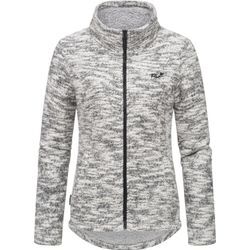 Ragwear Strickjacke Damen Baumwolle meliert, grau