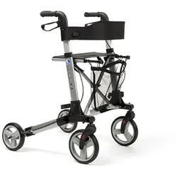 Reise-Rollator Quadri Light Carbon Grau 1 St