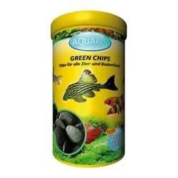 AQUARIS Aquarium Fischfutter für Welse Green Chips 125 g 125 g