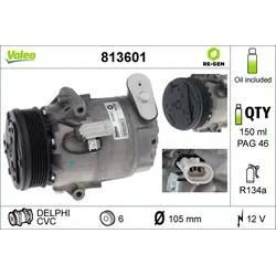 VALEO Kompressor, Klimaanlage AUSTAUSCHTEIL 12V für VAUXHALL OPEL 93190259 6854057 6854056 813601