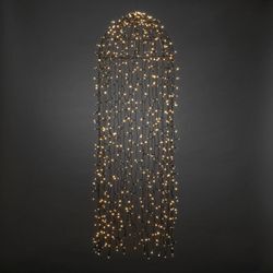 LED-Lichtervorhang Qualle 2.600K 900 LEDs 145x45cm