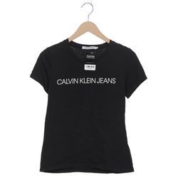 Calvin Klein Jeans Damen T-Shirt, schwarz, Gr. 42