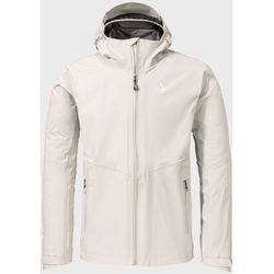 Outdoorjacke SCHÖFFEL "3L Jacket Begoro M", Herren, Gr. 48, grau (9180, grau), Oberstoff: Aussenseite 100% Nylon Innenseite 100% Polyester ( Membran Polyurethan), sportlich, regular fit, hoch geschlossener Ausschnitt, Langarm, Jacken